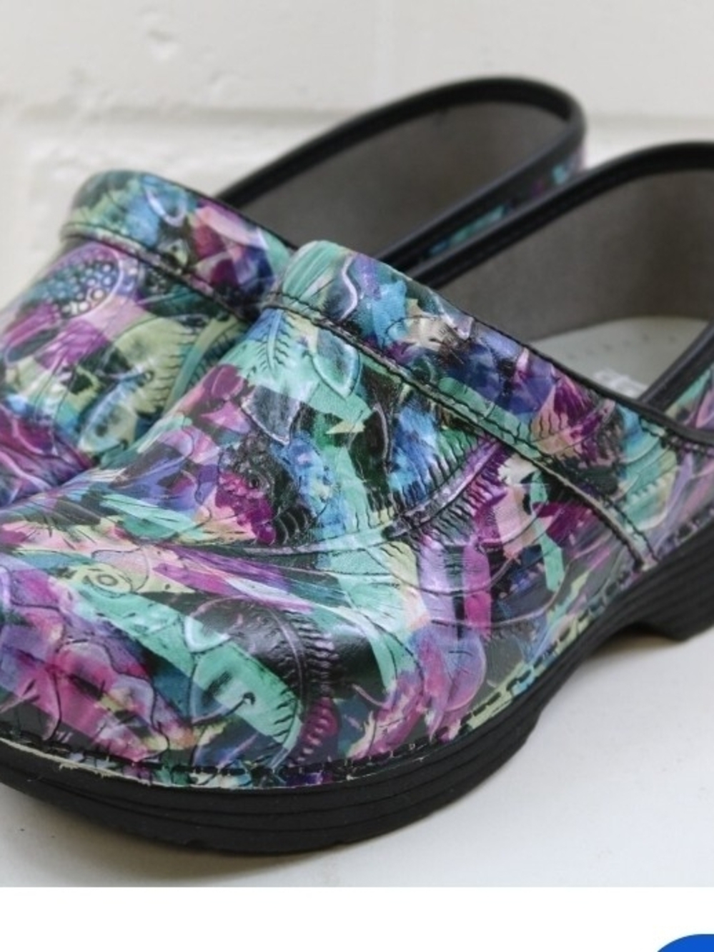 Women’s Multicolor Floral-Print Slip-On Clogs